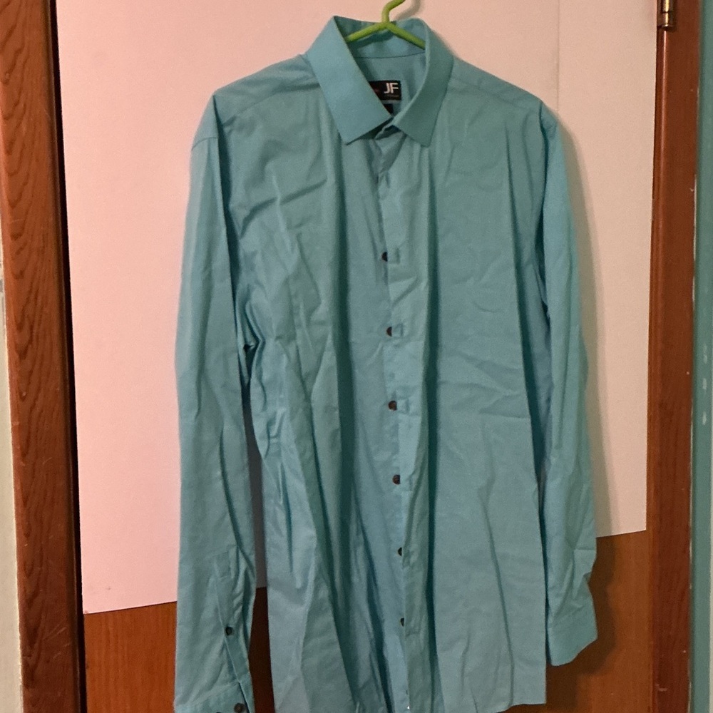 JF J. Ferrar Men's Blue Shirt